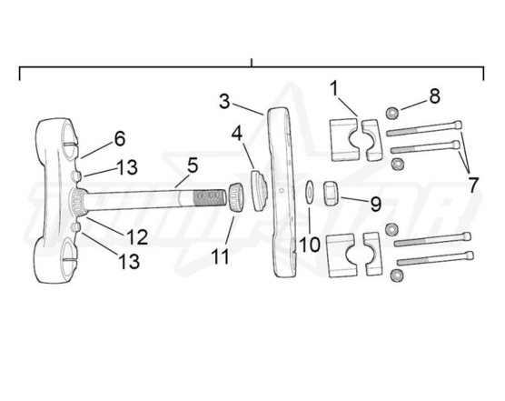 3666 | Cap OD56, Nut S30, Taper Bearing 22/23.5