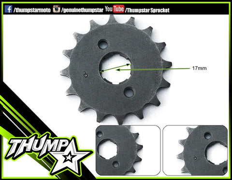 7182 | Front Sprocket | 17mm Shaft, 420 x 15T