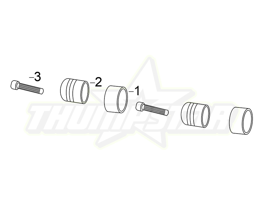 7826 | Rubber Footpegs Assembly | TSE12/16