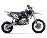Thumpstar - TSX 140cc Dirt Bike Black Stickers