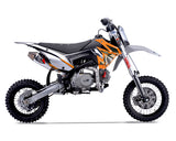Thumpstar - TSX 125cc Dirt Bike Orange Stickers