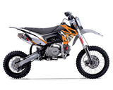 Thumpstar - TSX 140cc Dirt Bike Orange Stickers