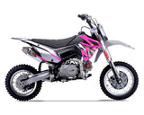 Thumpstar - TSB 110cc Dirt Bike Pink Stickers