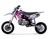 Thumpstar - TSX 125cc Dirt Bike Pink Stickers