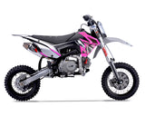 Thumpstar - TSX 125cc Dirt Bike Pink Stickers