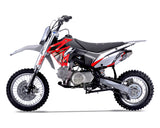 Thumpstar - TSB 110cc Dirt Bike Red Stickers