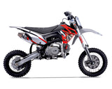Thumpstar - TSX 125cc Dirt Bike Red Stickers