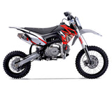 Thumpstar - TSX 140cc Dirt Bike Red Stickers
