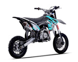 Thumpstar - TSX 125cc Dirt Bike Cyan Stickers