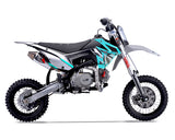 Thumpstar - TSX 125cc Dirt Bike Cyan Stickers