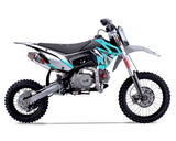 Thumpstar - TSX 140cc Dirt Bike Cyan Stickers