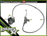 3041 | Front Brake Double Piston Assembly 6/51 (Long Hose) | TSX125 TSX140 V5